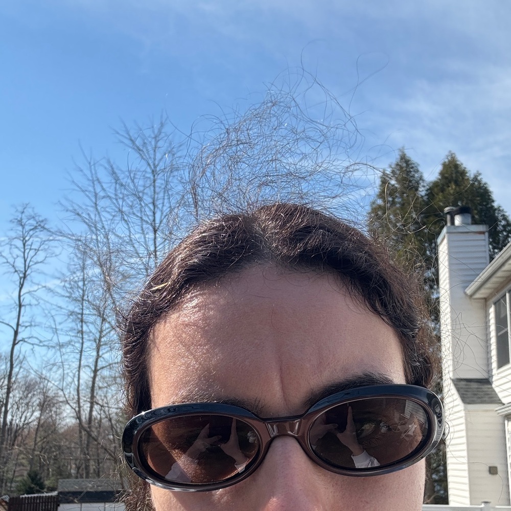 Gucci Vintage Oval Sunglasses Brown on Black GG2419/N/S - Picture 10 of 16